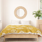 Mystic Eyes - Marigold Palette Duvet Cover Gallery Image 3