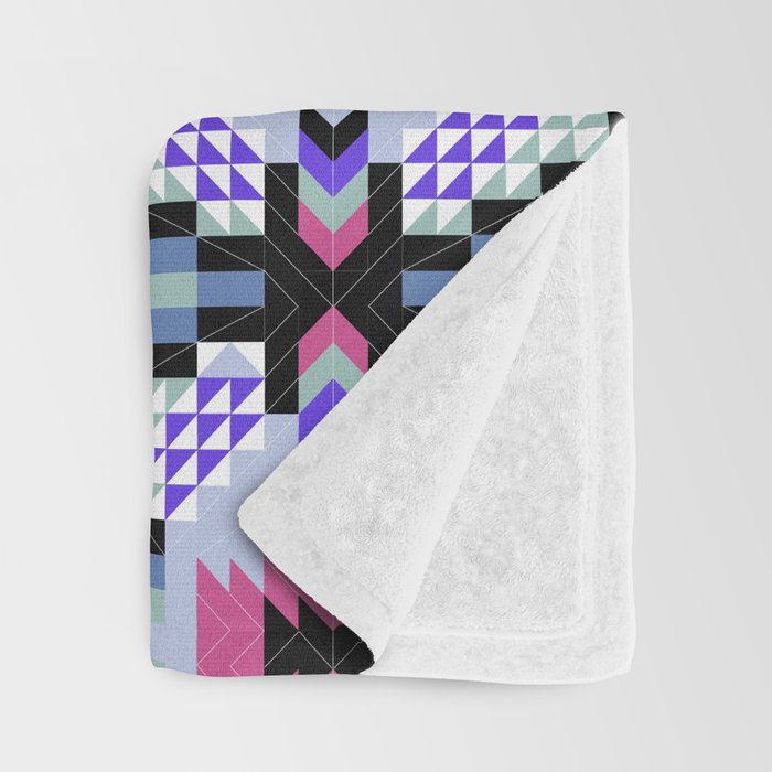 MP Tribal geometric A Throw Blanket Gallery Image 3