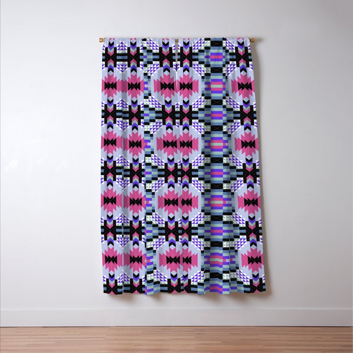MP Tribal geometric A Window Curtain Gallery Image 3