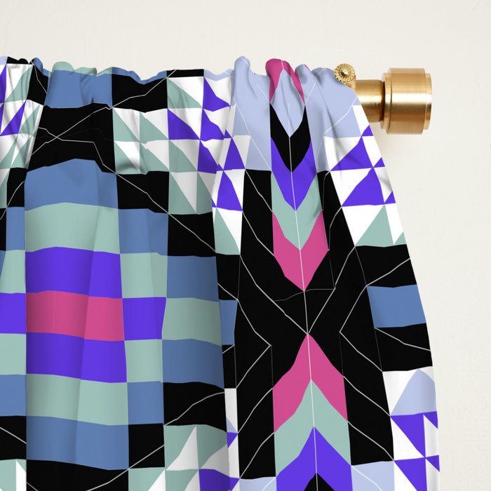 MP Tribal geometric A Window Curtain Gallery Image 2