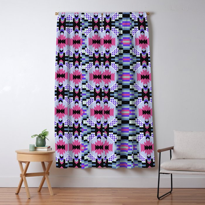 MP Tribal geometric A Window Curtain Gallery Image 1