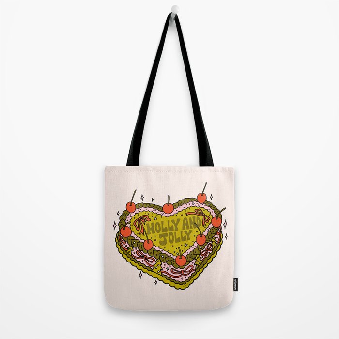Holly Jolly Cake Tote Bag Gallery Image 2