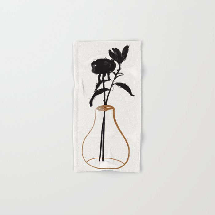 Abstract Art /Minimal Plant 111 Bath Towel Gallery Image 1