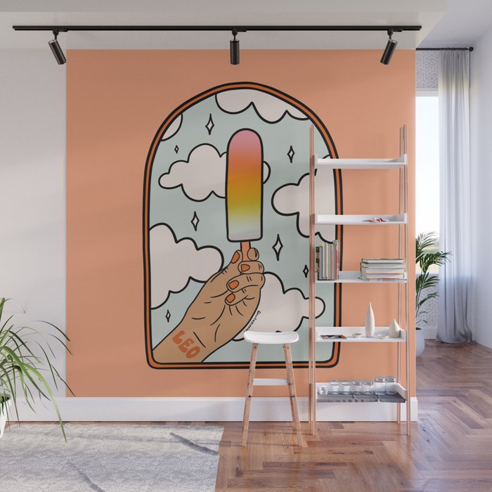 Leo Popsicle Wall Mural Gallery Image 1