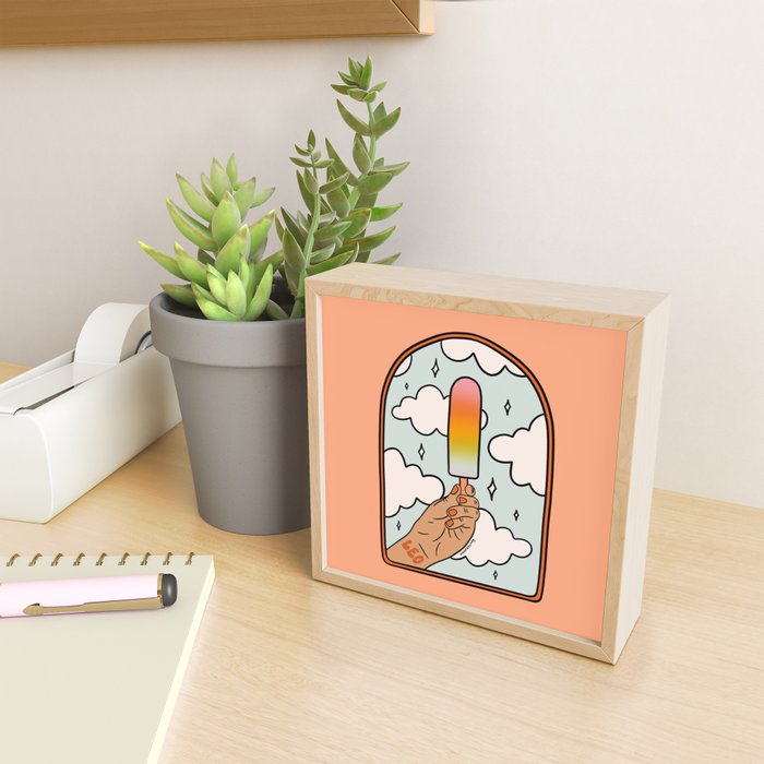 Leo Popsicle Mini Art Print Gallery Image 2