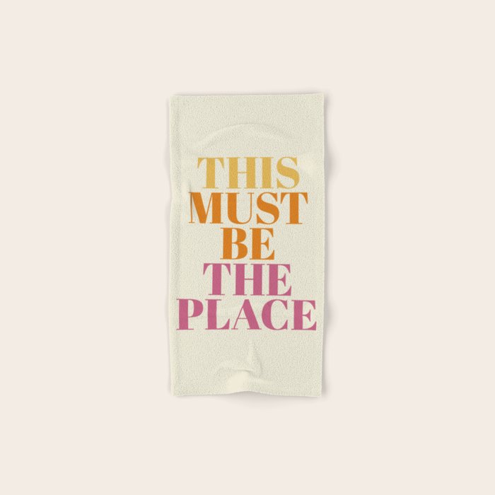This Must Be The Place Towels Gallery Image 1