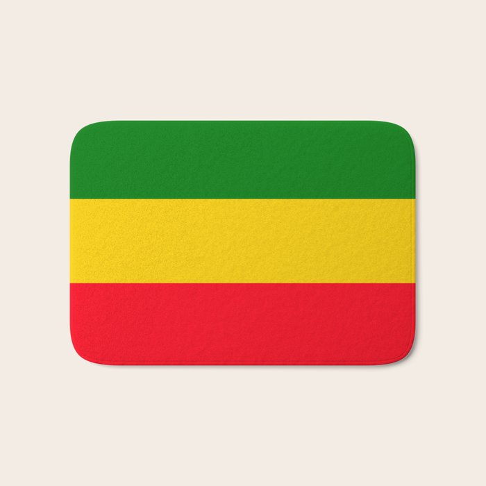 Rastafarian Colors Bath Mat Gallery Image 1