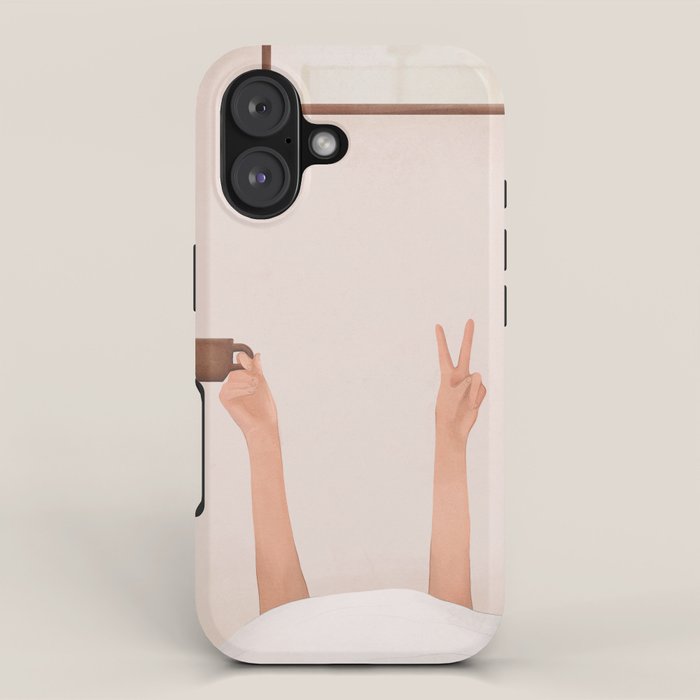 Good Peaceful Morning iPhone Case Gallery Image 1