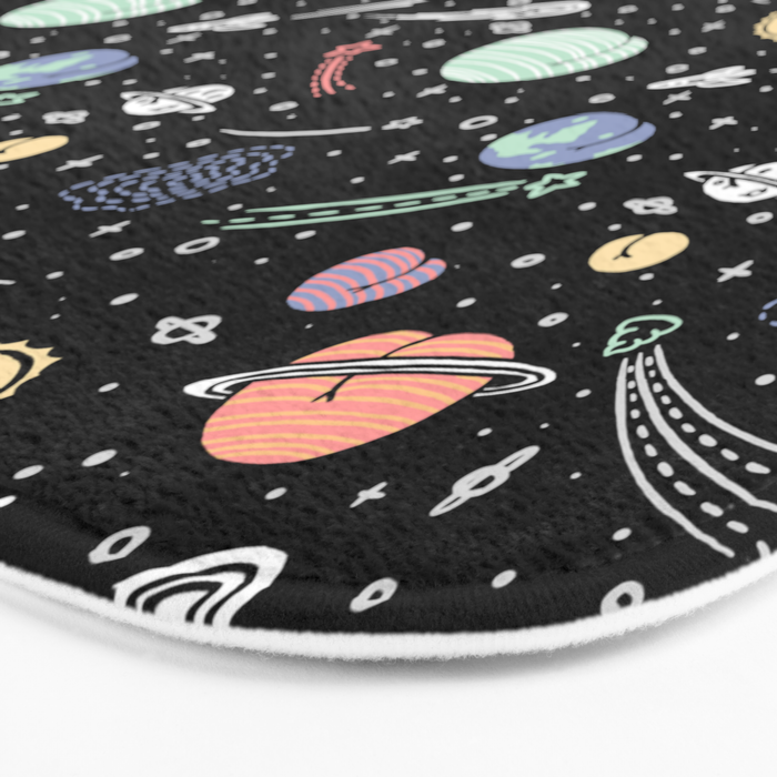 Asstronomy Pattern Bath Mat Gallery Image 3