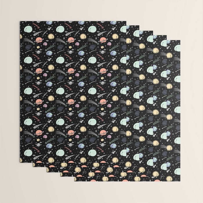 Asstronomy Pattern Wrapping Paper Gallery Image 3