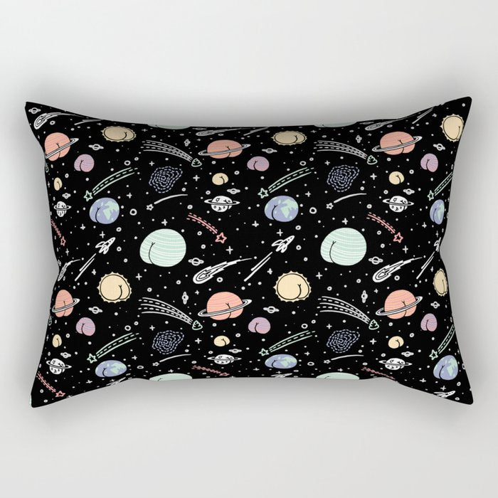 Asstronomy Pattern Rectangular Pillow Gallery Image 1