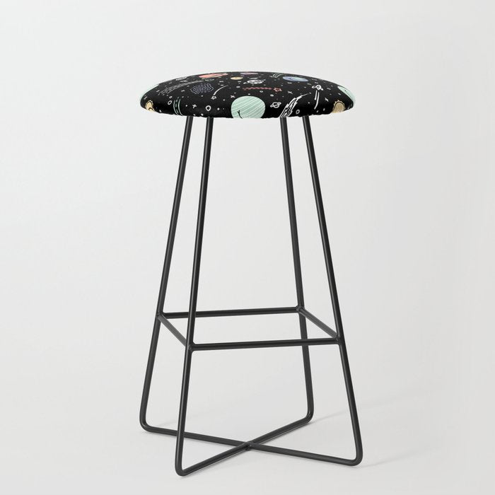 Asstronomy Pattern Stool Gallery Image 1