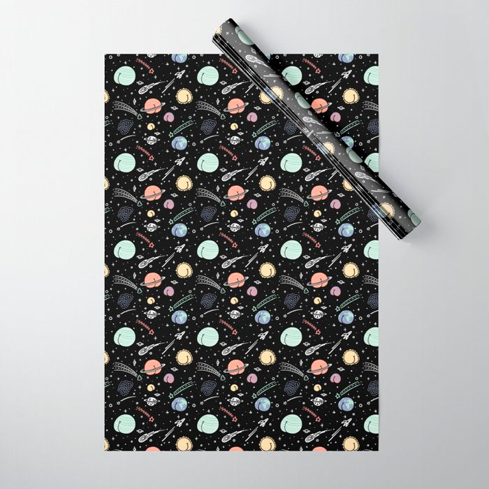 Asstronomy Pattern Wrapping Paper Gallery Image 1