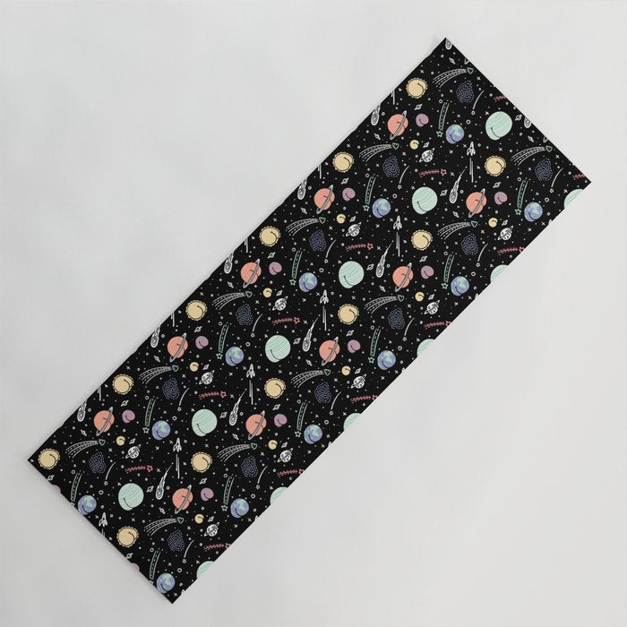 Asstronomy Pattern Yoga Mat Gallery Image 1