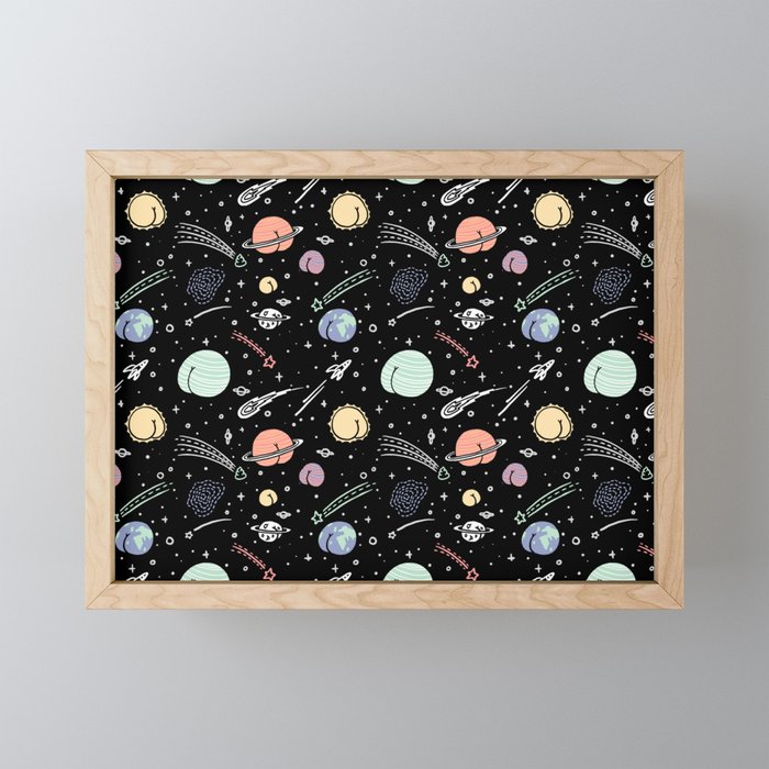 Asstronomy Pattern Mini Art Print Gallery Image 1
