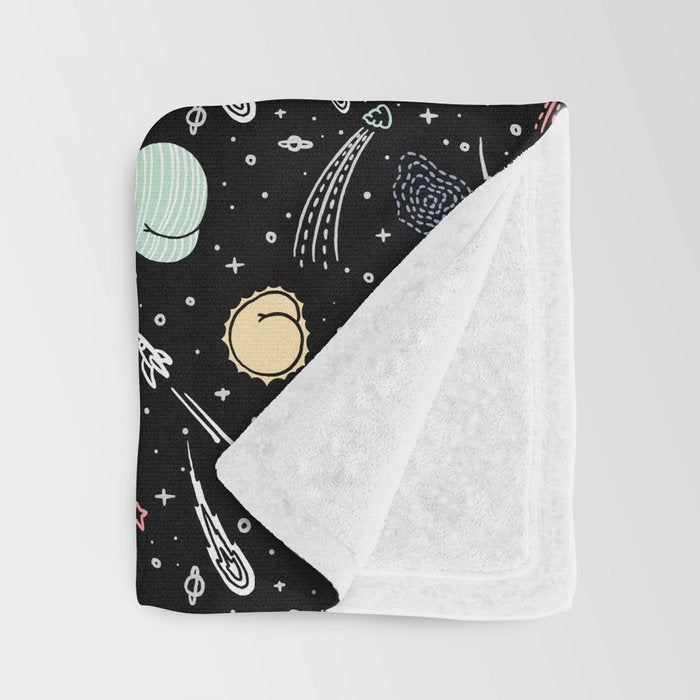 Asstronomy Pattern Throw Blanket Gallery Image 3