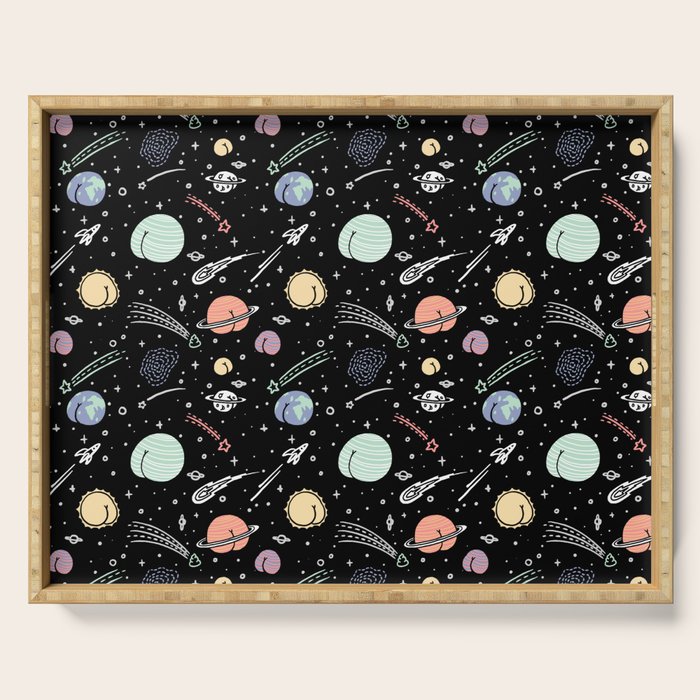Asstronomy Pattern Serving Tray Gallery Image 1
