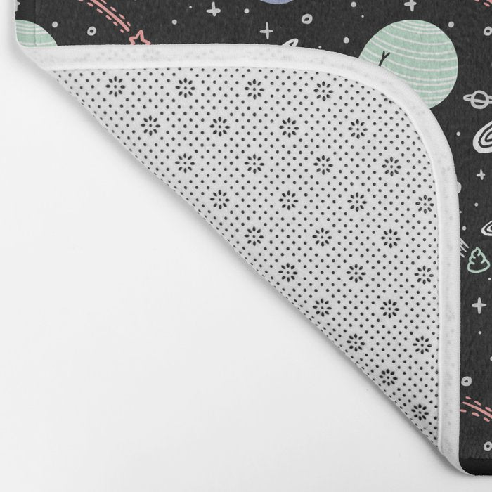 Asstronomy Pattern Bath Mat Gallery Image 2