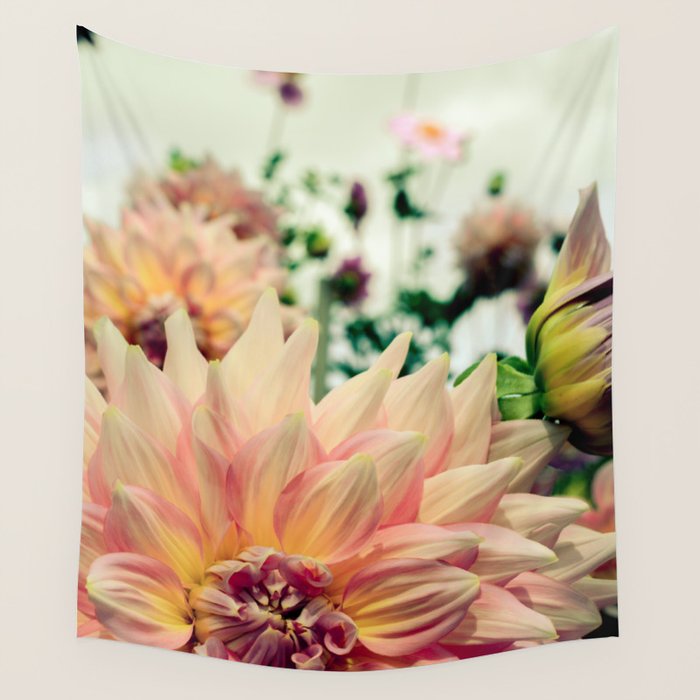 Joyful Noise - Modern Botanical Photograph Wall Tapestry Gallery Image 4