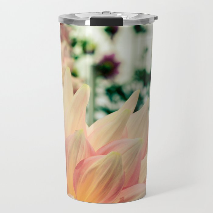 Joyful Noise - Modern Botanical Photograph Travel Mug Gallery Image 1