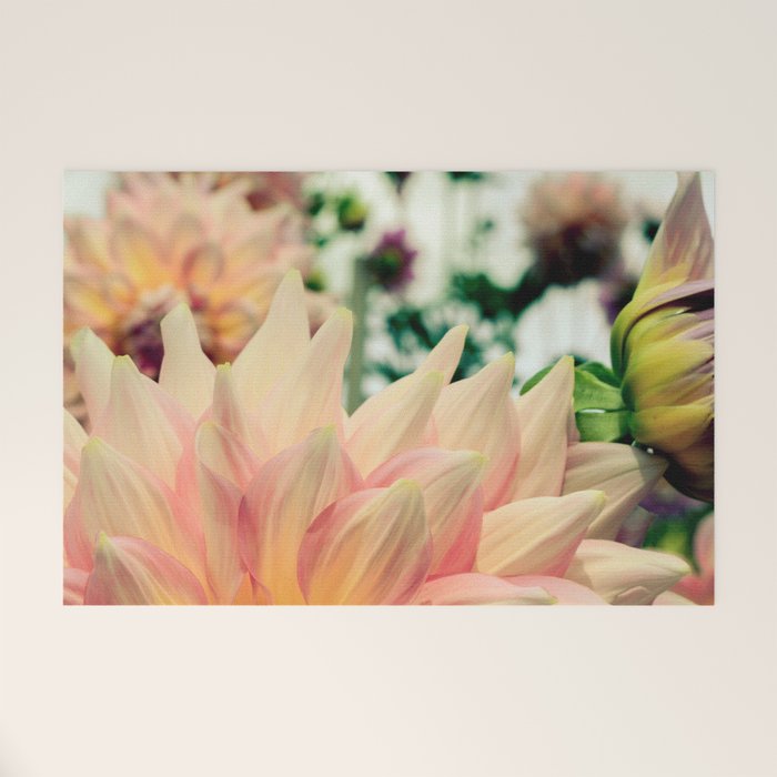 Joyful Noise - Modern Botanical Photograph Welcome Mat Gallery Image 1