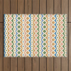 Simple Hand-cut Pattern #3 Outdoor Rug Gallery Image 1