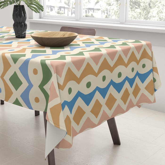 Simple Hand-cut Pattern #3 Tablecloth Gallery Image 3