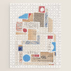 Abstract Mixed Media Collage #1 Jigsaw Puzzle Gallery Image 1