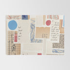Abstract Mixed Media Collage #1 Rug Gallery Image 2