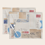 Abstract Mixed Media Collage #1 Placemat Gallery Image 1