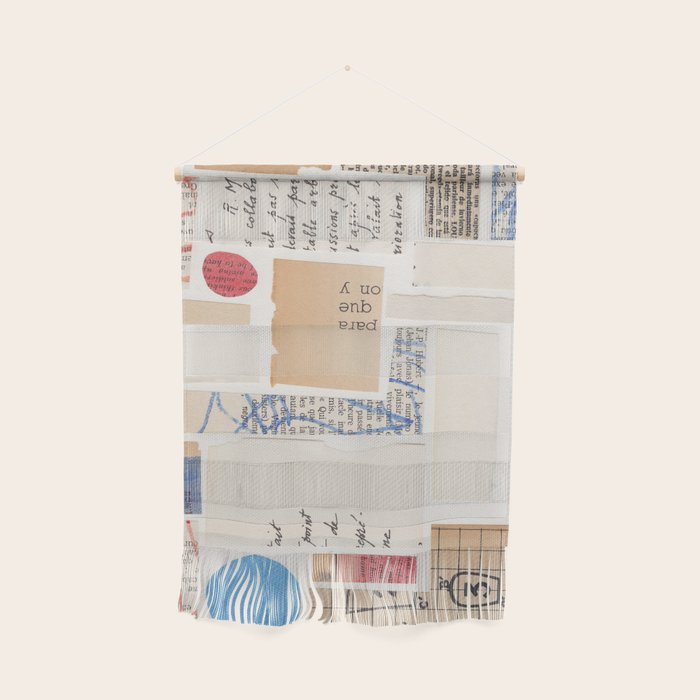 Abstract Mixed Media Collage #1 Wall Hanging Gallery Image 1