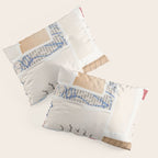 Abstract Mixed Media Collage #1 Pillow Sham Gallery Image 3