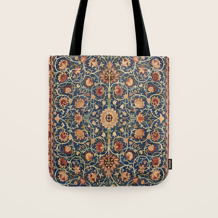 William Morris Holland Park Vintage Pattern Tote Bag Gallery Image 1