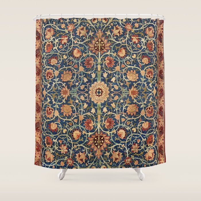 William Morris Holland Park Vintage Pattern Shower Curtain Gallery Image 1