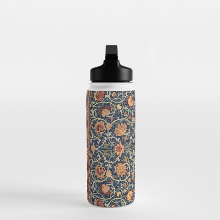 William Morris Holland Park Vintage Pattern Water Bottle Gallery Image 3