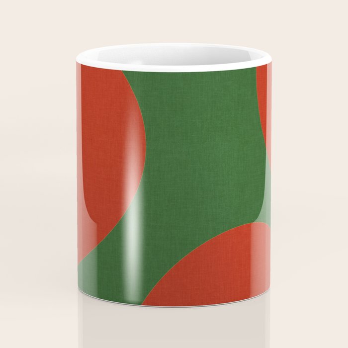 abstract retro vivid fall 2 Coffee Mug Gallery Image 4