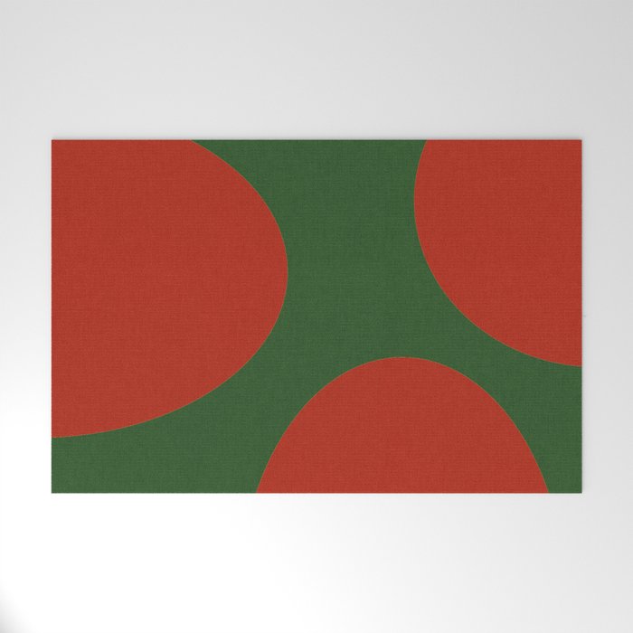 abstract retro vivid fall 2 Welcome Mat Gallery Image 1