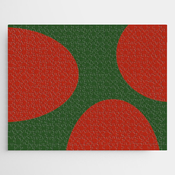 abstract retro vivid fall 2 Jigsaw Puzzle Gallery Image 1