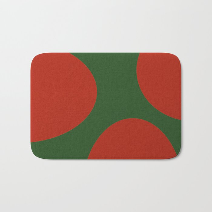 abstract retro vivid fall 2 Bath Mat Gallery Image 1