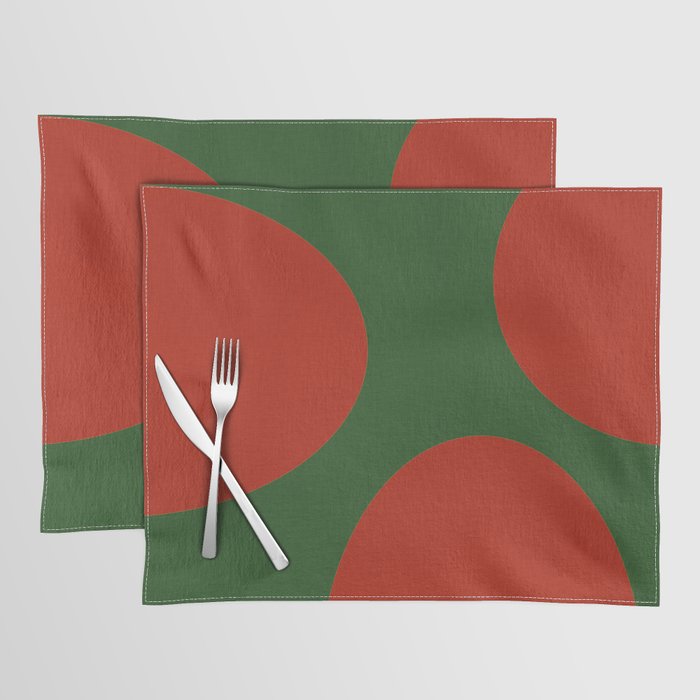 abstract retro vivid fall 2 Placemat Gallery Image 1