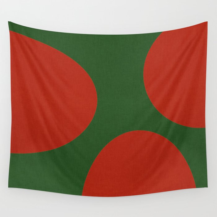 abstract retro vivid fall 2 Wall Tapestry Gallery Image 1