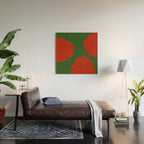 abstract retro vivid fall 2 Wood Wall Art Gallery Image 2