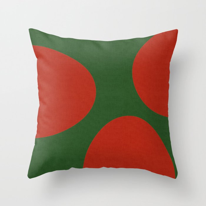 abstract retro vivid fall 2 Throw Pillow Gallery Image 6