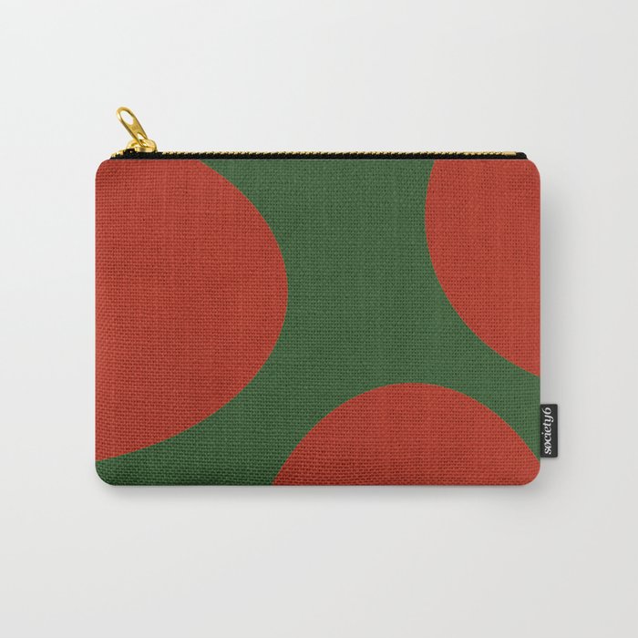 abstract retro vivid fall 2 Carry All Pouch Gallery Image 1