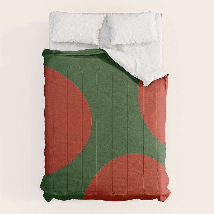 abstract retro vivid fall 2 Comforter Gallery Image 6