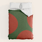 abstract retro vivid fall 2 Comforter Gallery Image 6