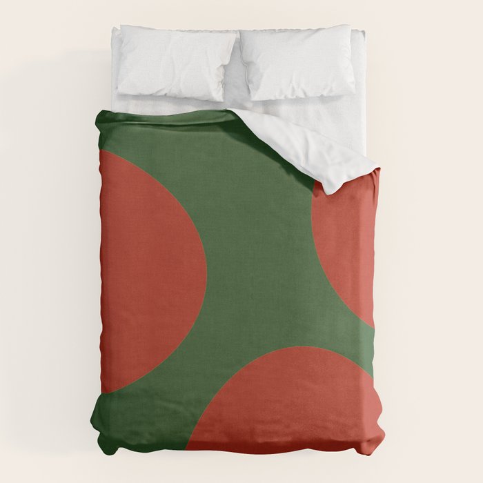 abstract retro vivid fall 2 Duvet Cover Gallery Image 6