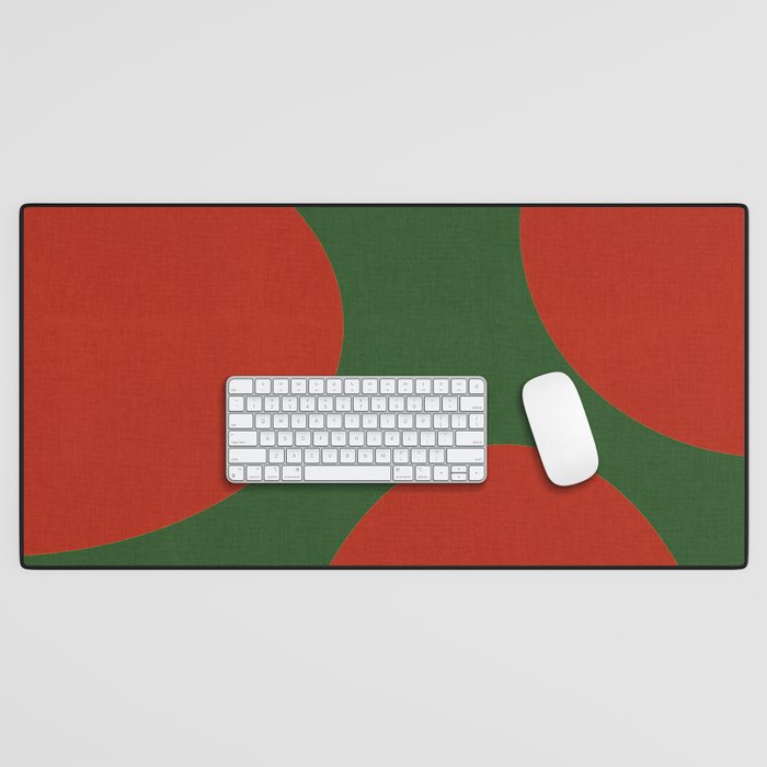 abstract retro vivid fall 2 Desk Mat Gallery Image 1
