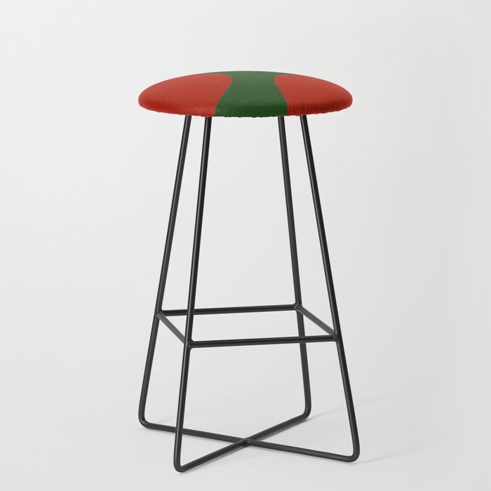 abstract retro vivid fall 2 Stool Gallery Image 1