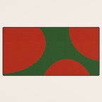 abstract retro vivid fall 2 Desk Mat Gallery Image 3